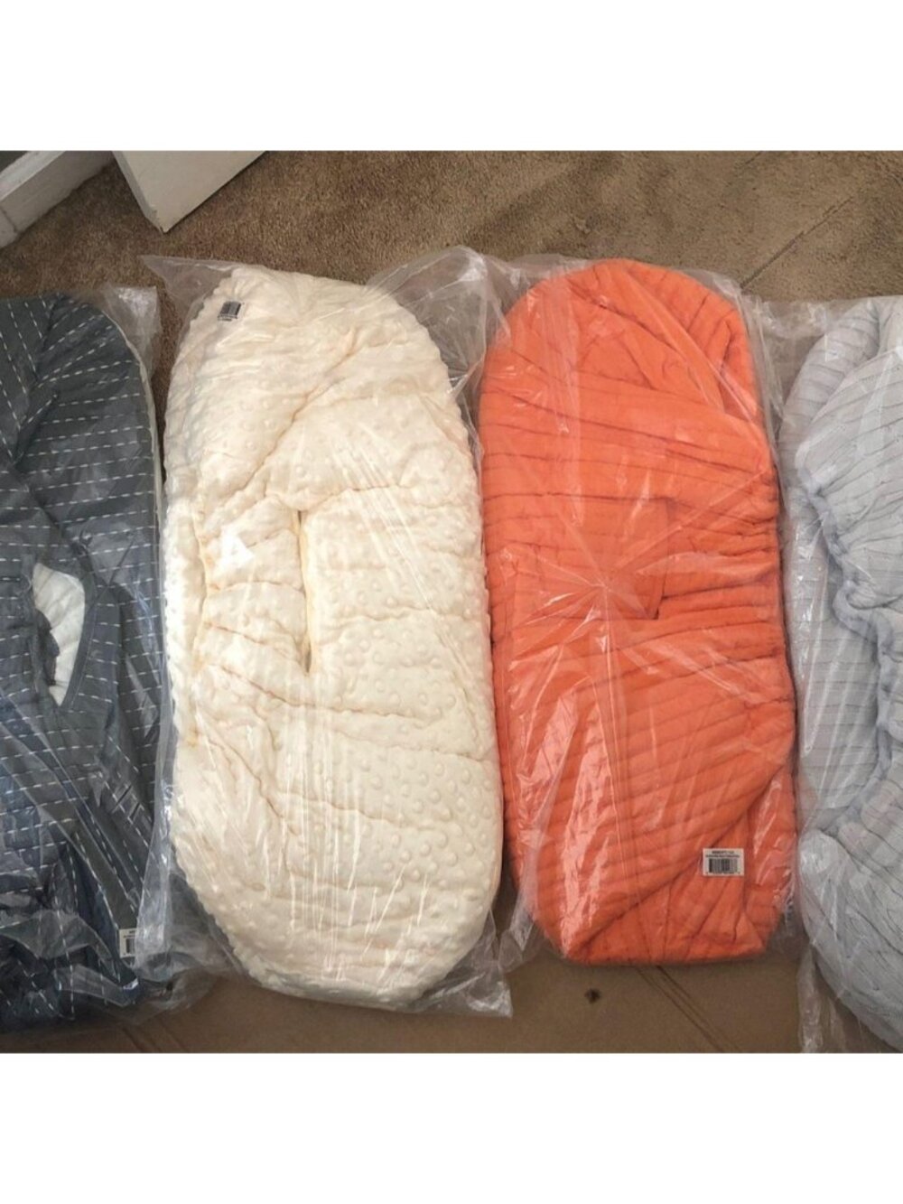 Quilted Lounger - Plush STATIONARY Nest Assorted Colors New!